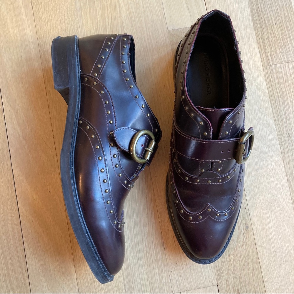 Marc Fisher Studded Oxfords, size 10